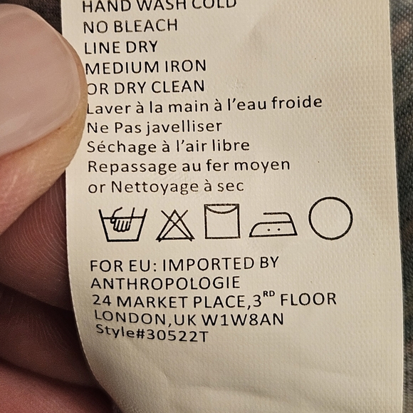 NWT Anthropologie Tiny Dress Women XS Boho Floral Colourful Flowy Orange Blue - Picture 9 of 9